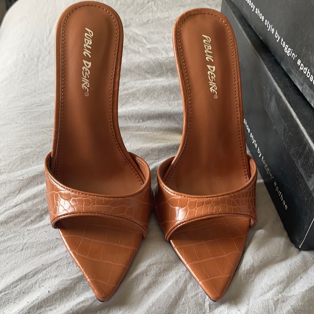 Brown heels